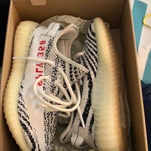 Zebra Yeezys
